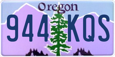 OR license plate 944KQS