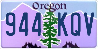 OR license plate 944KQV