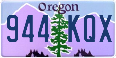 OR license plate 944KQX