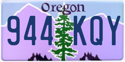 OR license plate 944KQY