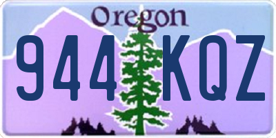 OR license plate 944KQZ