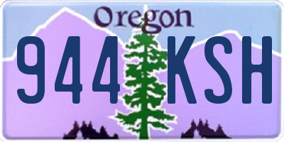 OR license plate 944KSH