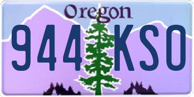 OR license plate 944KSO