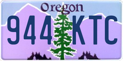 OR license plate 944KTC