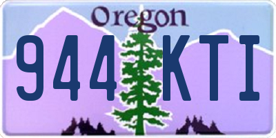 OR license plate 944KTI