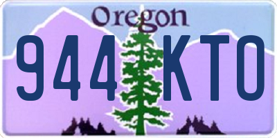 OR license plate 944KTO