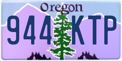 OR license plate 944KTP