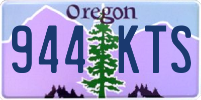 OR license plate 944KTS