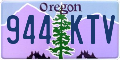 OR license plate 944KTV