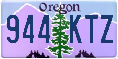 OR license plate 944KTZ