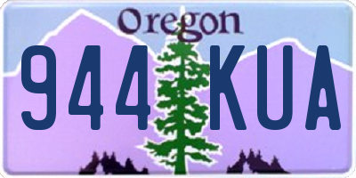 OR license plate 944KUA