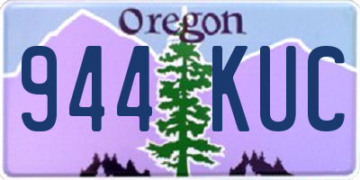 OR license plate 944KUC