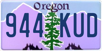 OR license plate 944KUD