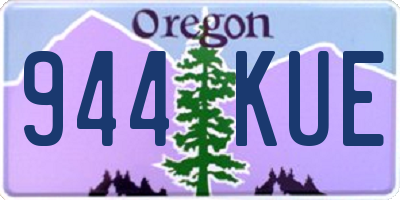 OR license plate 944KUE
