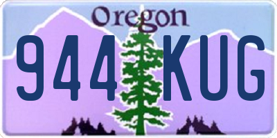OR license plate 944KUG