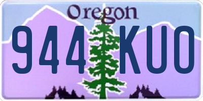 OR license plate 944KUO