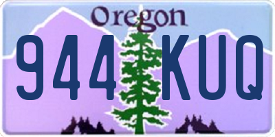 OR license plate 944KUQ
