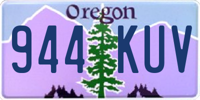OR license plate 944KUV
