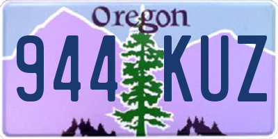 OR license plate 944KUZ
