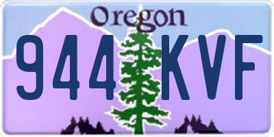 OR license plate 944KVF