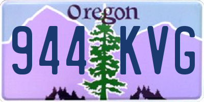 OR license plate 944KVG