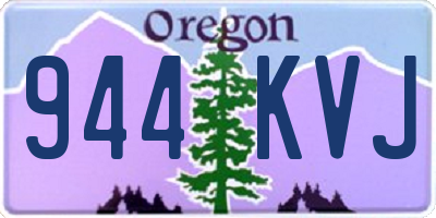 OR license plate 944KVJ