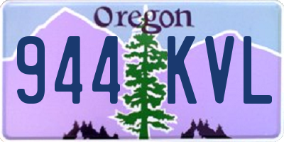 OR license plate 944KVL