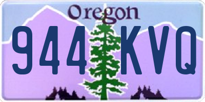 OR license plate 944KVQ