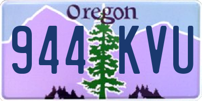 OR license plate 944KVU