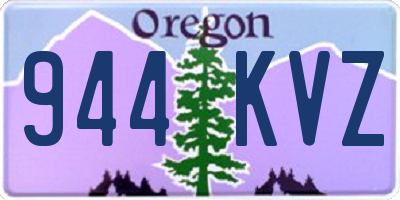 OR license plate 944KVZ
