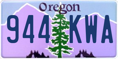 OR license plate 944KWA