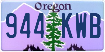 OR license plate 944KWB
