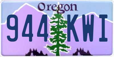 OR license plate 944KWI