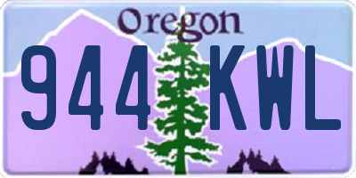 OR license plate 944KWL