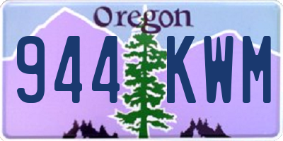 OR license plate 944KWM
