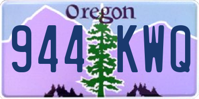 OR license plate 944KWQ