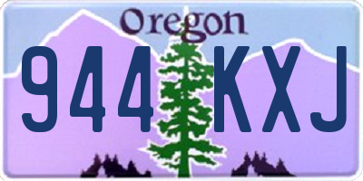 OR license plate 944KXJ