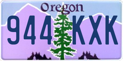 OR license plate 944KXK