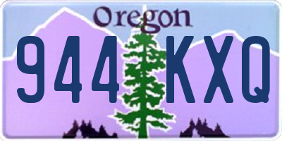 OR license plate 944KXQ