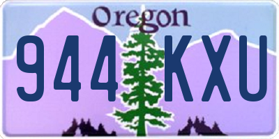 OR license plate 944KXU