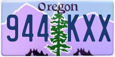 OR license plate 944KXX