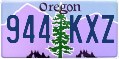 OR license plate 944KXZ