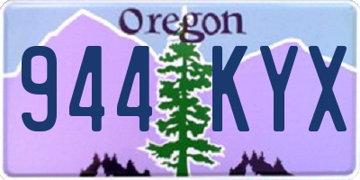 OR license plate 944KYX