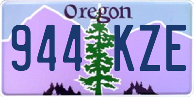 OR license plate 944KZE