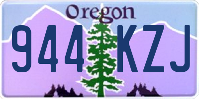 OR license plate 944KZJ