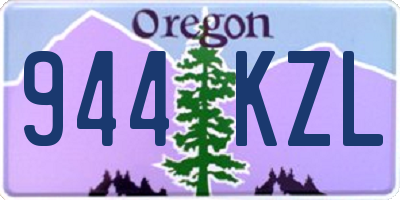 OR license plate 944KZL