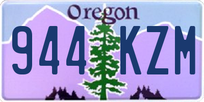 OR license plate 944KZM