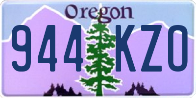 OR license plate 944KZO