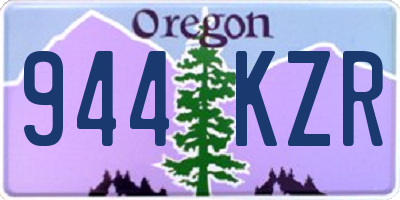 OR license plate 944KZR