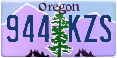 OR license plate 944KZS
